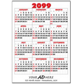 Jumbo Year-at-a-Glance Commercial Wall Calendar w/ Bottom Ad